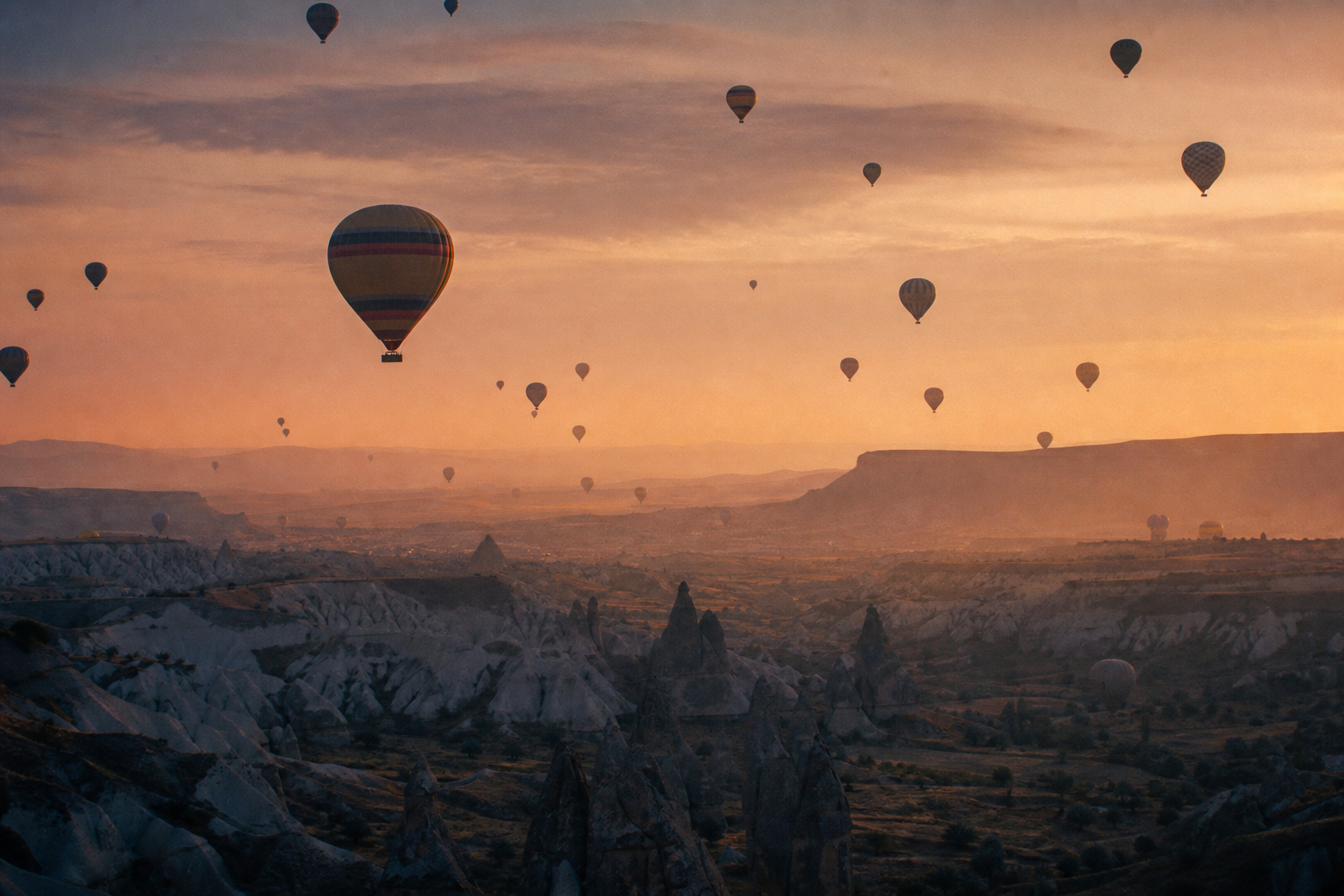 Balloons over Göreme